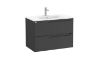 UNIK ALEYDA 2CJ 80 LAVABO CENTRO NEGRO MATE A851816523