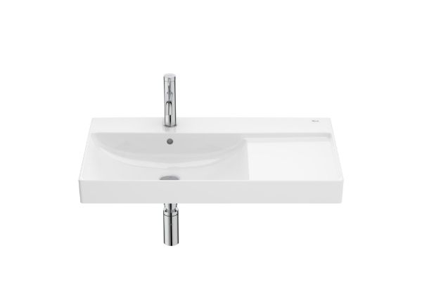 LAVABO ONA BLANCO 80x46 MURAL ASIMETRICO IZQUIERDA A327689000