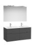 PACK, MUEBLE LAVABO Y ESPEJO, MOD VICTORIA-N V  2024 4  CJ  ACAB ONIX Y LAVABO DOBLE MED 1200X460 A852109531