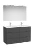 PACK, MUEBLE LAVABO Y ESPEJO, MOD VICTORIA-N V 2024 6  CJ  ACAB ONIX Y LAVABO DOBLE MED 1200X460 A852114531