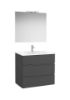 Imagen de PACK, MUEBLE Y LAVABO, MODELO VICTORIA-N VERSION 2024 3 CAJONES  ONIX. MEDIDA 800X460