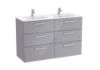 UNIK, MUEBLE Y LAV, MO VICT FAM  6 CJ GRIS BLL CON LAV DOBLE.  MED 1200X453 A851601516