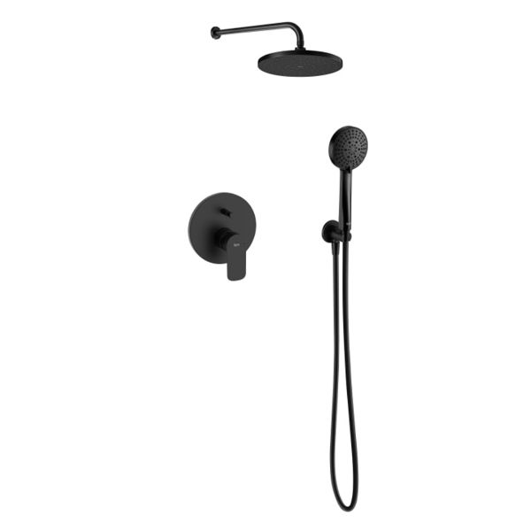 PACK EMPOTRADO MONOM DUCHA BASIC NEGRO MATE A5D186ENB0